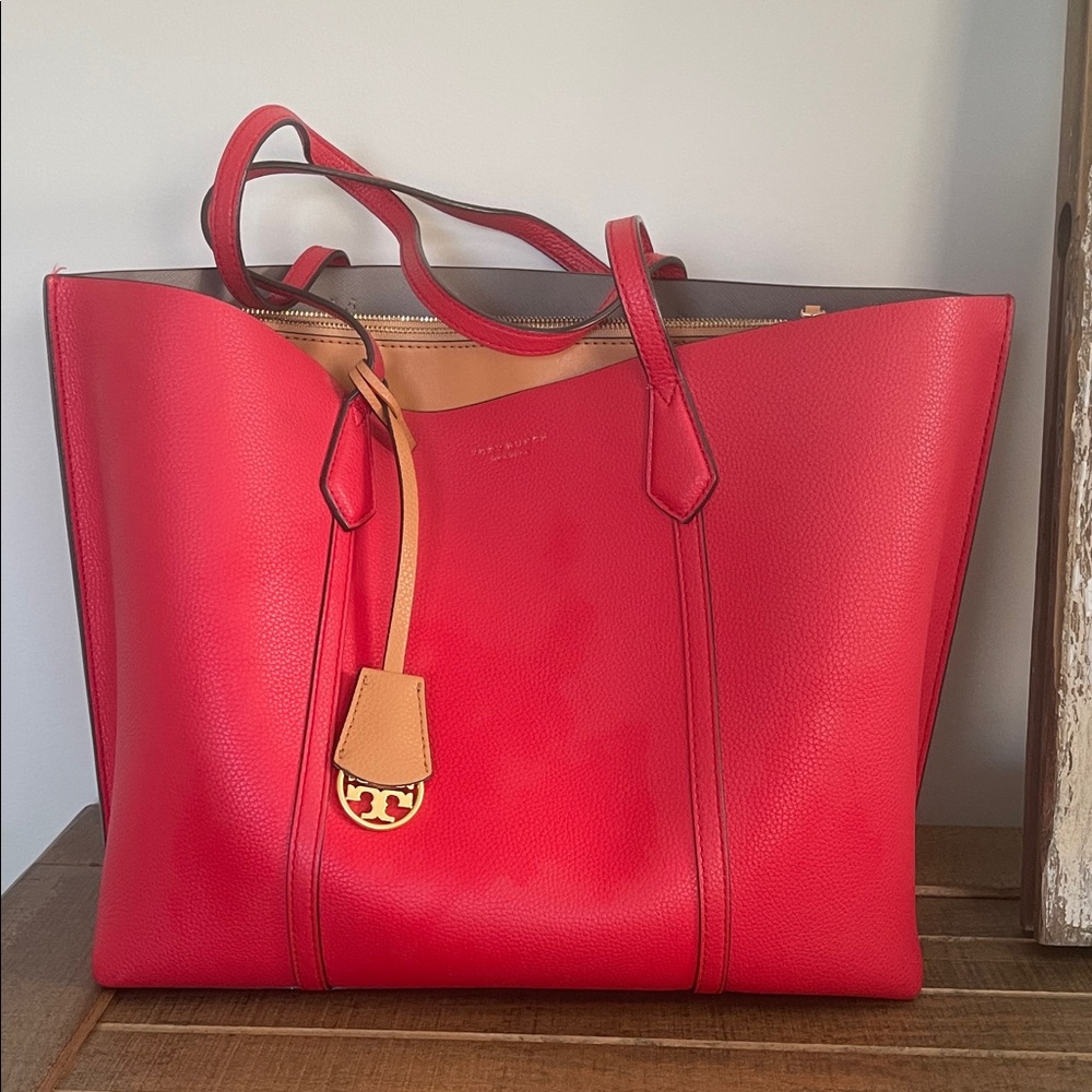 Tory Burch Vibrant Red Tote